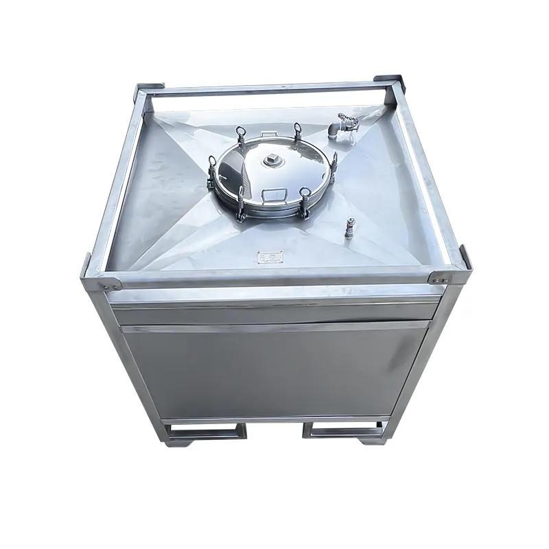 IBC SS Square Tank with Ss Angle Frame