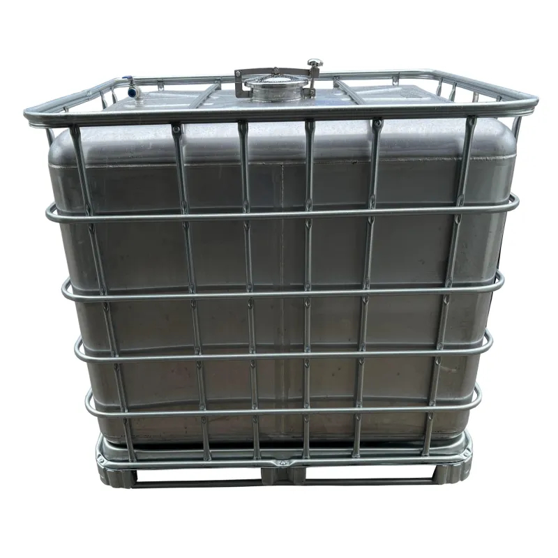 SS Tank 1000l with Magnetic Flap