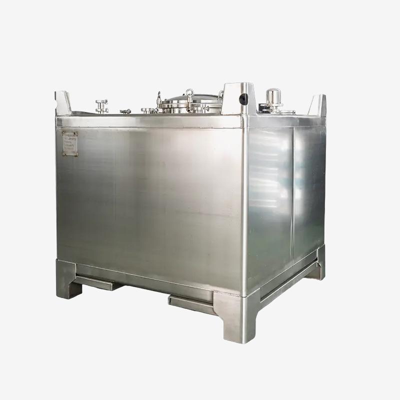 1000L 304 Stainless Steel Square Drum