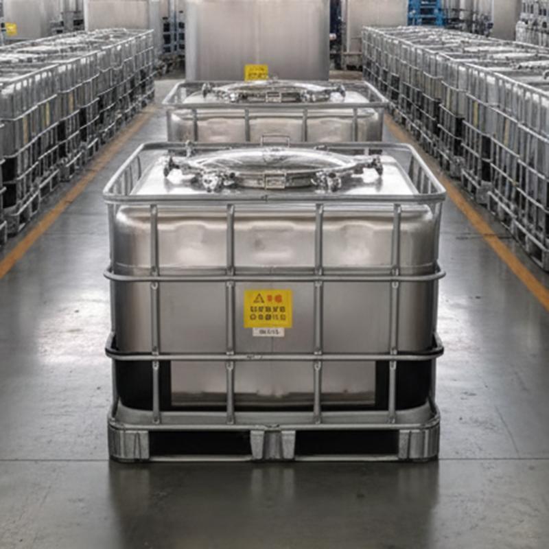 IBC Stainless Steel Tank Horizontal 500L