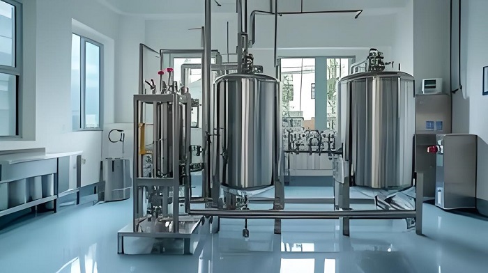 Stainless steel IBC in a cleanroom environment.jpg