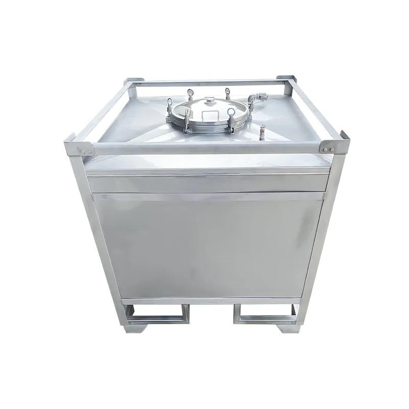 IBC SS Square Tank with Ss Angle Frame