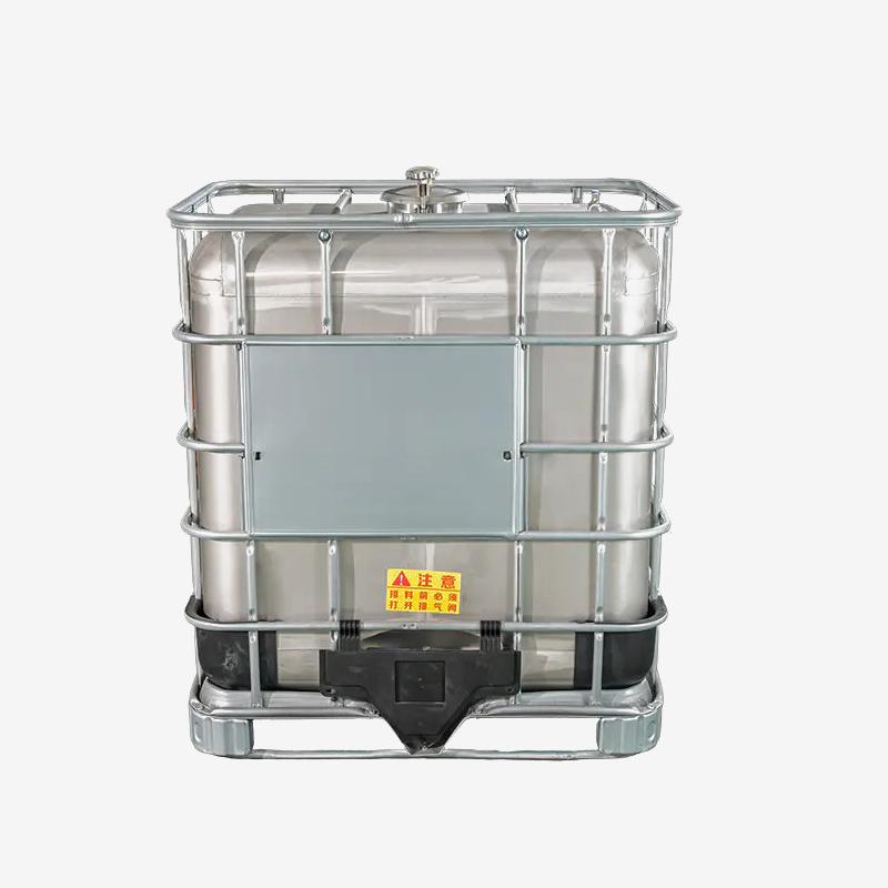 500L Horizontal 304 Stainless Steel IBC Tank for Chemicals & Food Grade Liquids