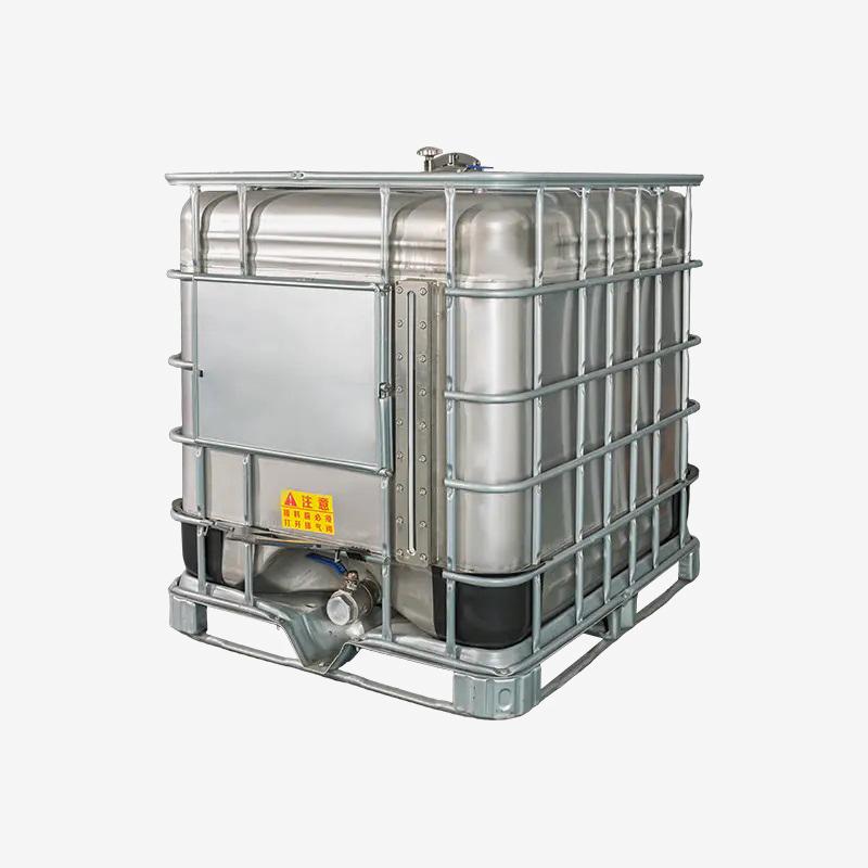 1000L 304 Stainless Steel IBC Tonne Container with Sight Glass