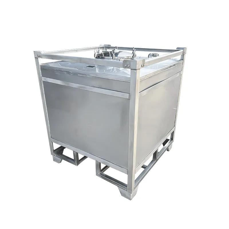 IBC SS Square Tank with Ss Angle Frame